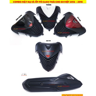 Combo MẶT NẠ VÀ ỐP PÔ CLICK THÁI CHO SH VIỆT 2012 - 2016