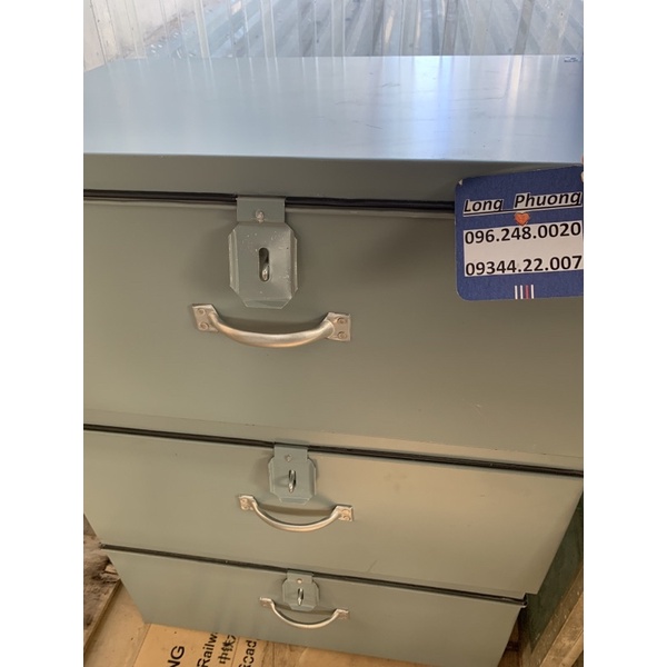 Hòm tôn size 65*41*30cm, 70*45*32cm, 73*45*33.5cm, 79*45*35cm đựng đồ đạc, quần áo, tài liệu