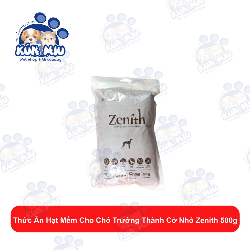 Thức ăn cho chó nhỏ dạng hạt mềm Zenith Small breed 500g