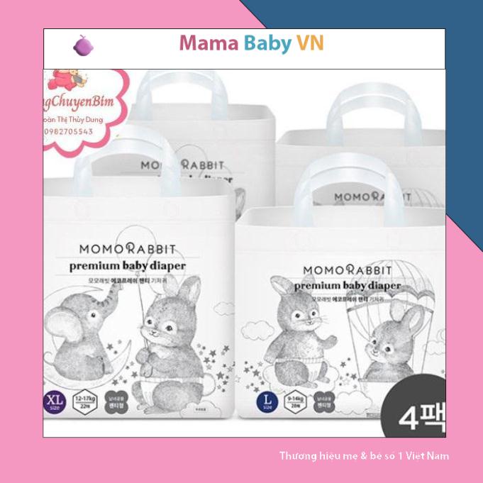 [Chính Hãng]   [HÀ NỘI] Bỉm Quần MOMO RABBIT ĐÊM Nội Địa Hàn Đủ Size L28/XL22/XXL18