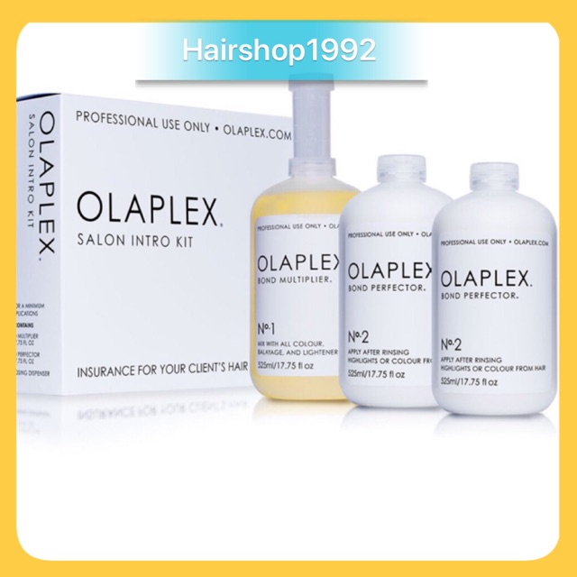 Bộ phục hồi tóc HƯ TỔN Olaplex Bond Perfector 525mlx3 ( bộ 3 chai)