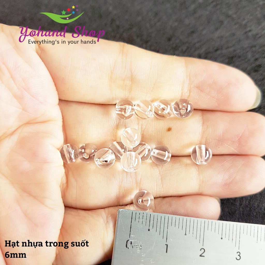 Hạt nhựa trong suốt ( gói 50gram)
