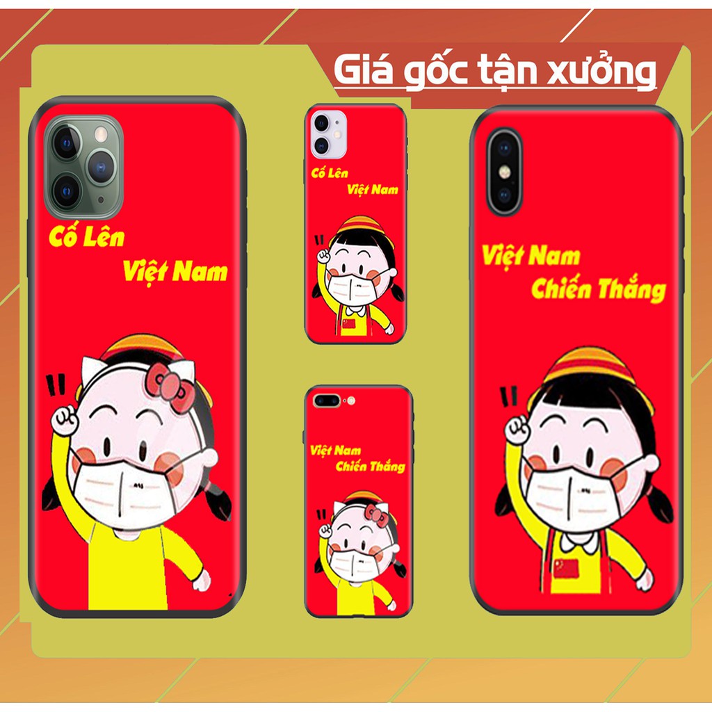 Ốp lưng iphone 5/5s/6/6plus/6s/6s plus/6/7/7plus/8/8plus/x/xs/xs max/11/11 pro/11 promax cổ vũ Cố Lên Việt Nam