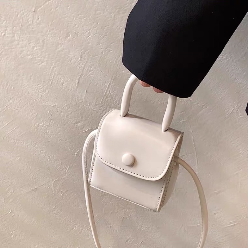 Túi mini vuông basic siêu xinh dễ phối đồ da PU túi chéo xách tay phong cách hàn quốc teen