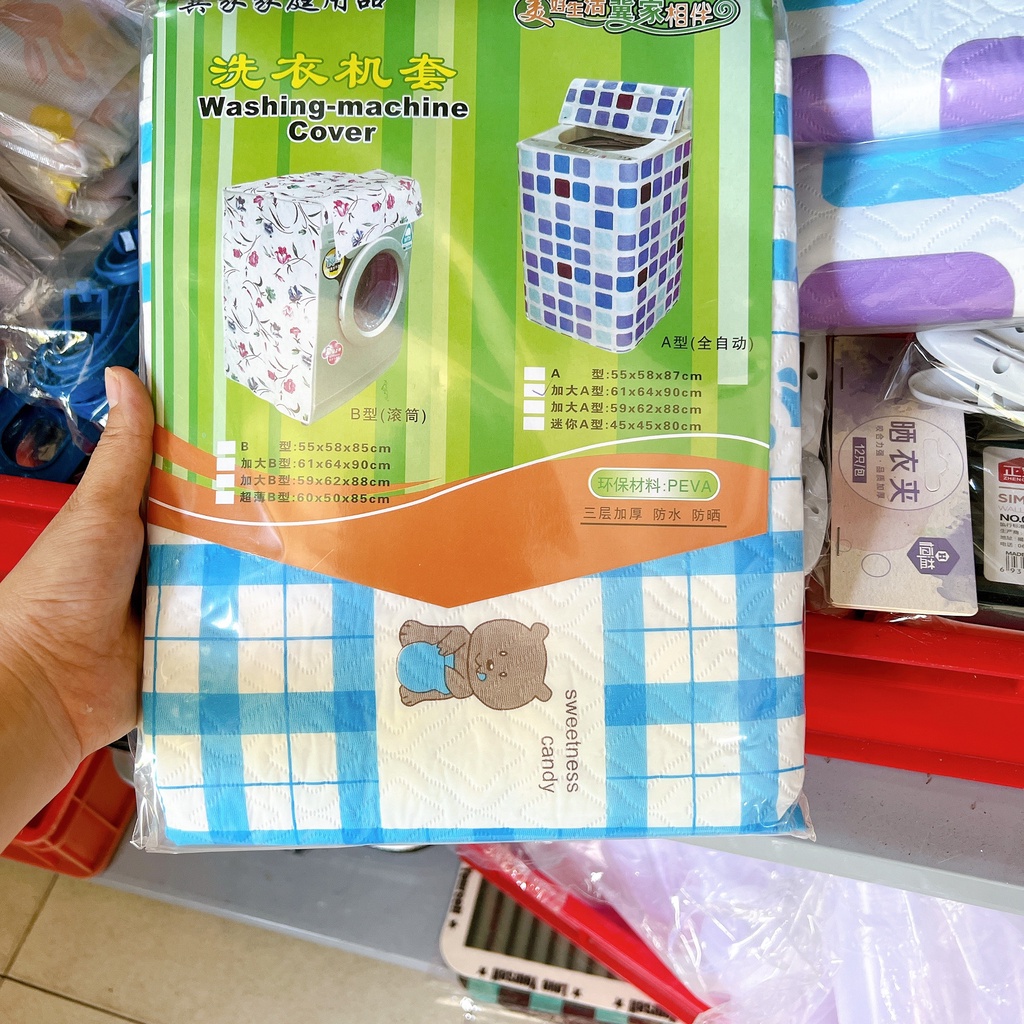 Bọc máy giặt Cao Cấp Chống Thấm ,Chống bám bụi ,Tháo Lắp dễ dàng