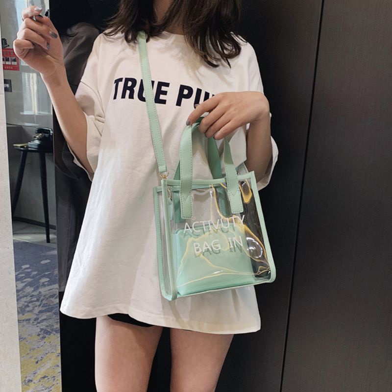 Túi Đựng Kẹo Có Quai Cầm Trong Suốt Sáng Tạo Cho Mùa Hè