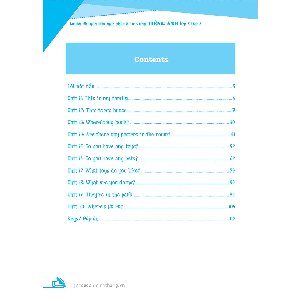 Sách - GLOBAL SUCCESS Luyện chuyên sâu ngữ pháp và từ vựng tiếng anh lớp 3 tập 2