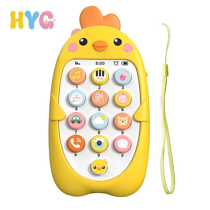 Điện thoại đồ chơi HYG Toys hình chú gà con dễ thương cho bé yêu