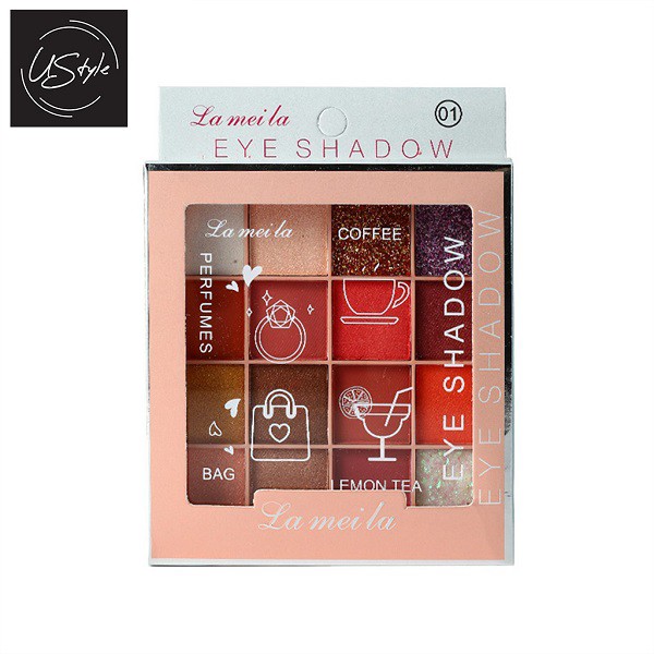 (Hàng Mới Về) Bảng Phấn Mắt Lameila 3043 16 Màu Sắc Hiệu Ứng Lì / Ánh Ngọc Trai Thời Trang | BigBuy360 - bigbuy360.vn