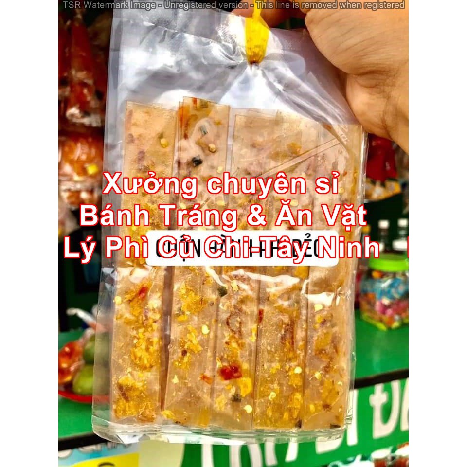 Combo 10b bánh tráng dẻo ớt Cay cuốn hành phi