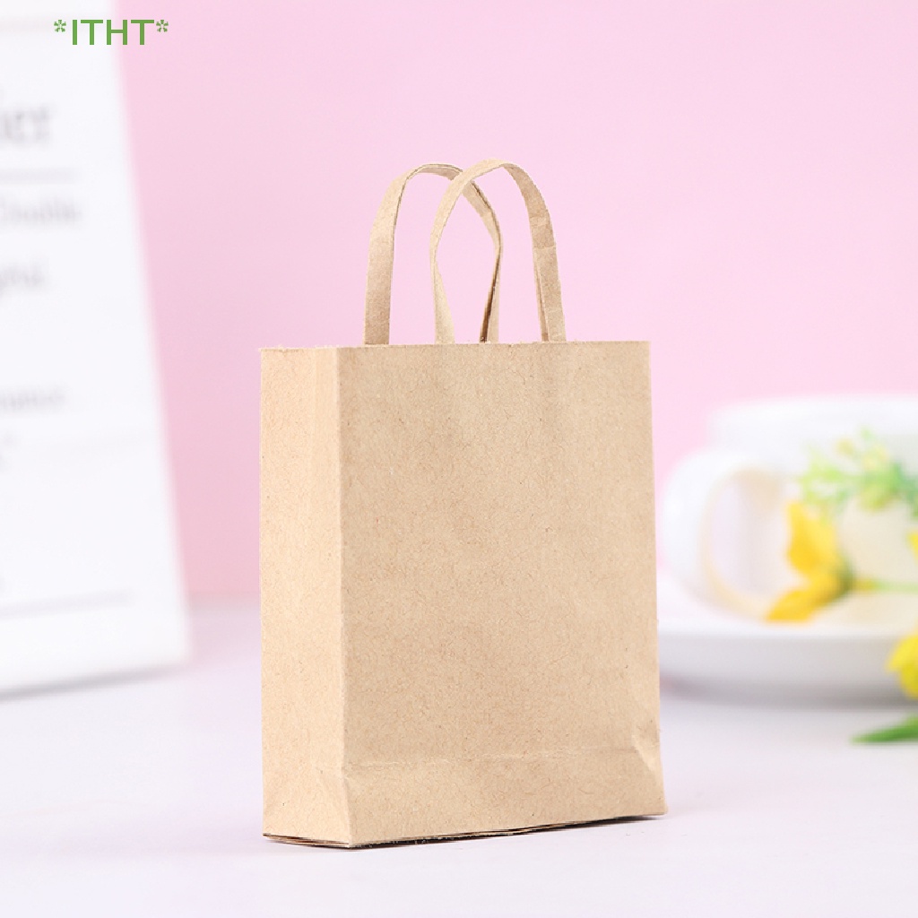 Túi Giấy Kraft Mini 1: 12 Dùng Để Trang Trí Nhà Búp Bê Mới
