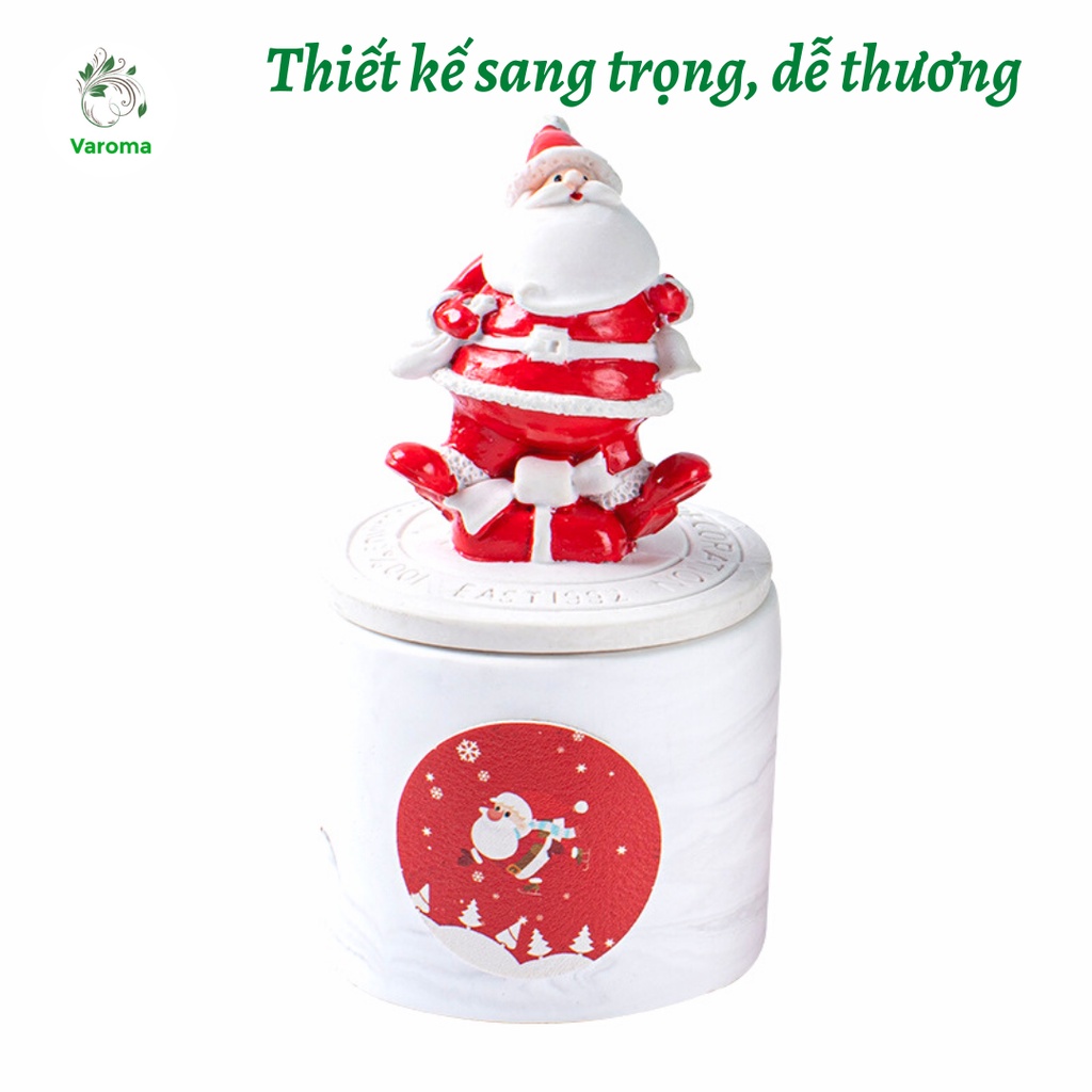 Nến Thơm Giáng Sinh Noel SANTA CLAUS Qùa Tặng Cao Cấp Phụ Kiện Làm Thơm Phòng Ngủ Khử Mùi NEN20