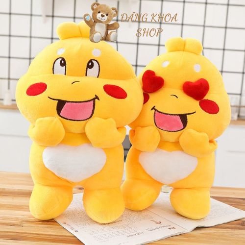 Gấu Bông Ong Vàng Qoobee - Gối Ôm Hình Thú Khủng Long Ong Vàng Mềm Mịn Siêu Đáng Yêu Nhiều Size 30cm - 50cm