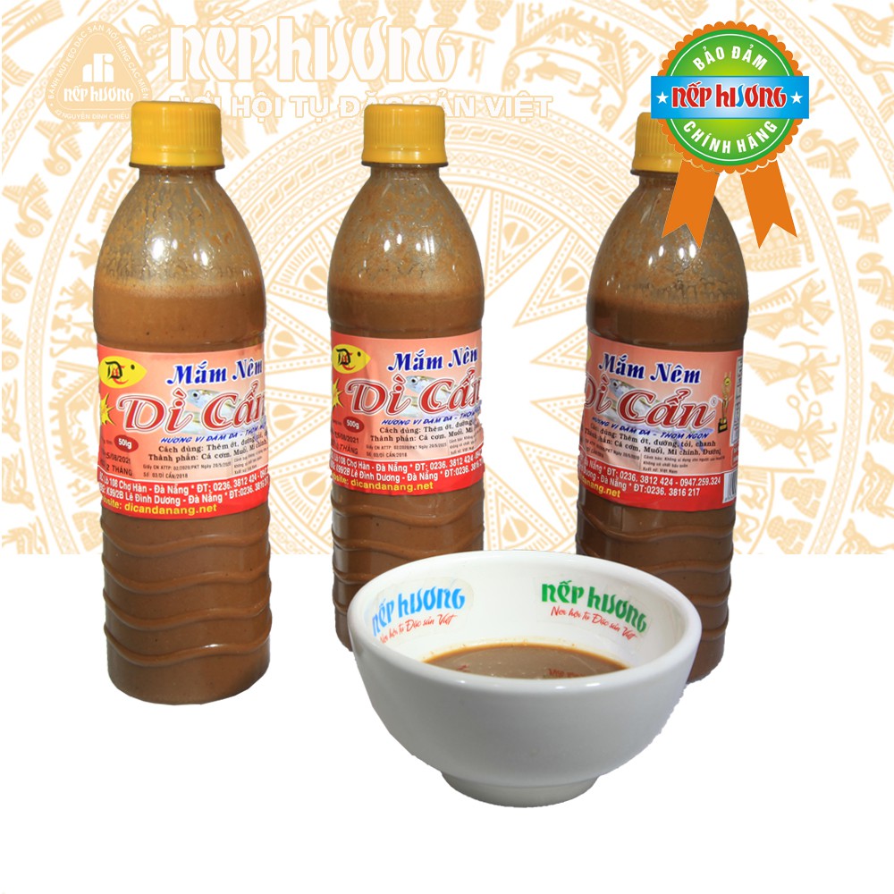 Mắm Nêm Dì Cẩn – 500ml – Đặc sản Đà Nẵng