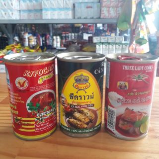 Cá hộp sốt cà chua/kho tiêu 155gr