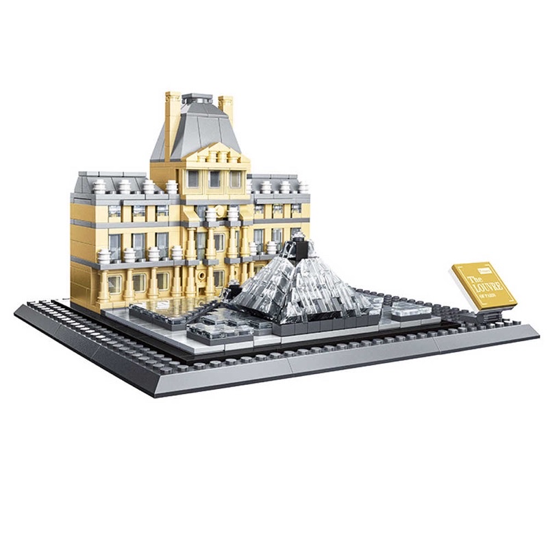Lego Architecture - Wange 4213 ( Xếp Hình kiến Trúc Bảo Tàng Cổ Loivre Pháp 785 Mảnh)