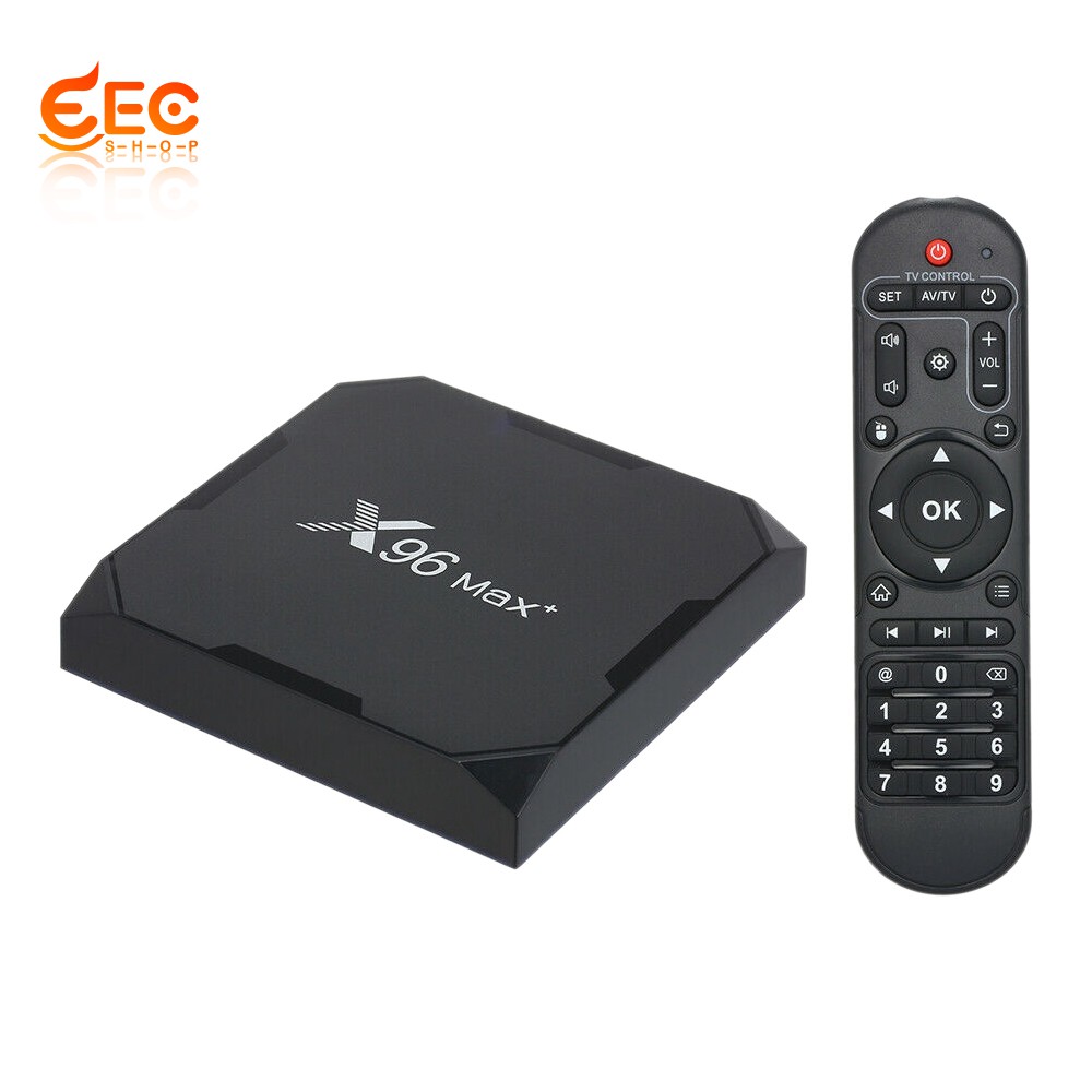 [E-C-S]X96 Max+ TV BOX 8K 4K 2GB RAM 16GB ROM Android 9.0 Quad Core EU Plug