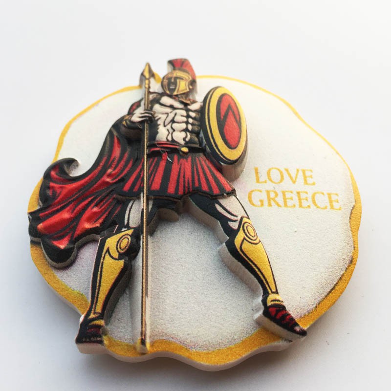 Mô Hình Nhân Vật Chiến Binh Hy Lạp Bằng Nhựa Resin