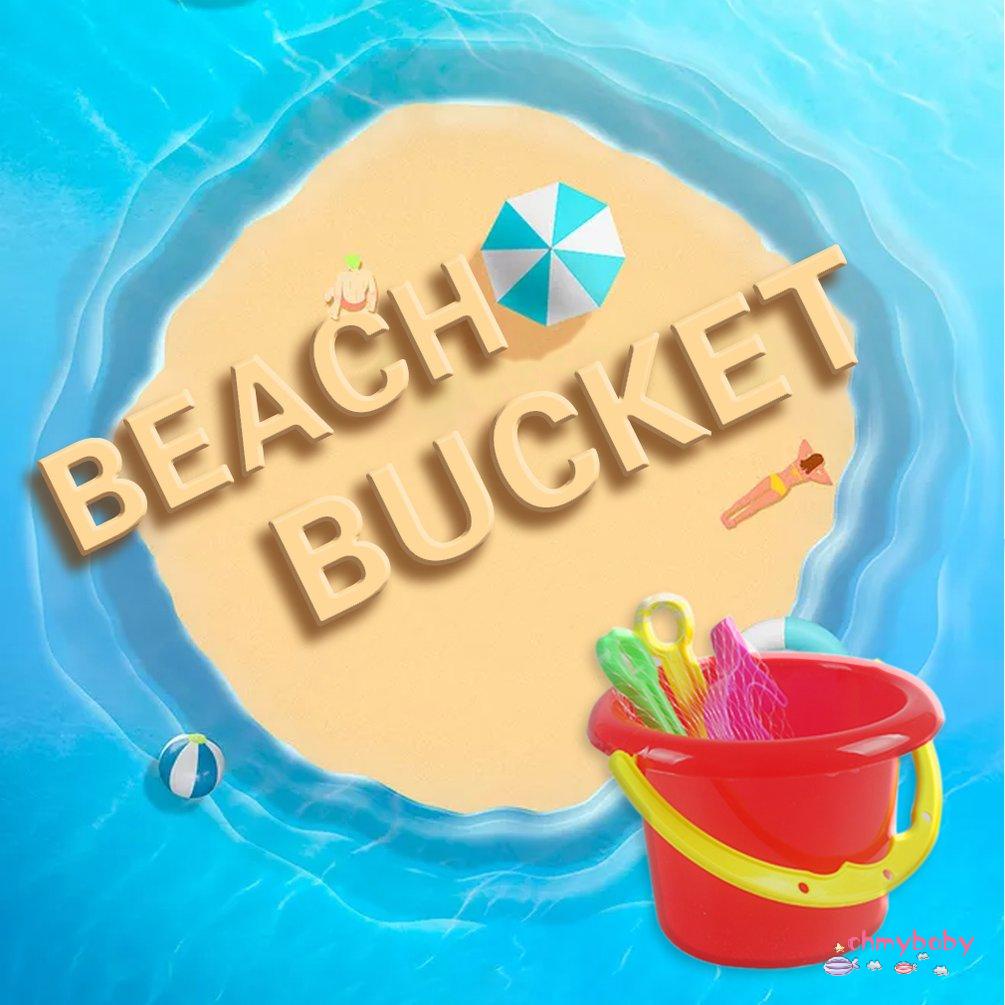 【OMB】 4pcs Mini Beach Toys Set Bucket Shovel Rake Beach Sand Play Toys For Kids