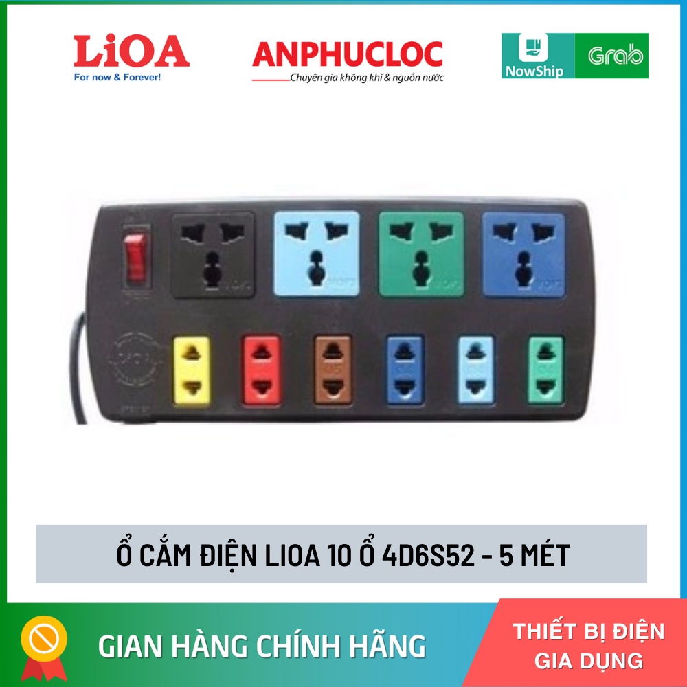 [SALE LẤY ĐÁNH GIÁ] Ổ CẮM ĐIỆN LIOA 6S3, 6S5, 4D6S32, 4D6S52 CHÍNH HÃNG [ GIAO NHANH 2H HCM]