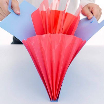 Bìa đựng hồ sơ khổ A4 chia 5 ngăn trang trí họa tiết mặt cười dễ thương | BigBuy360 - bigbuy360.vn