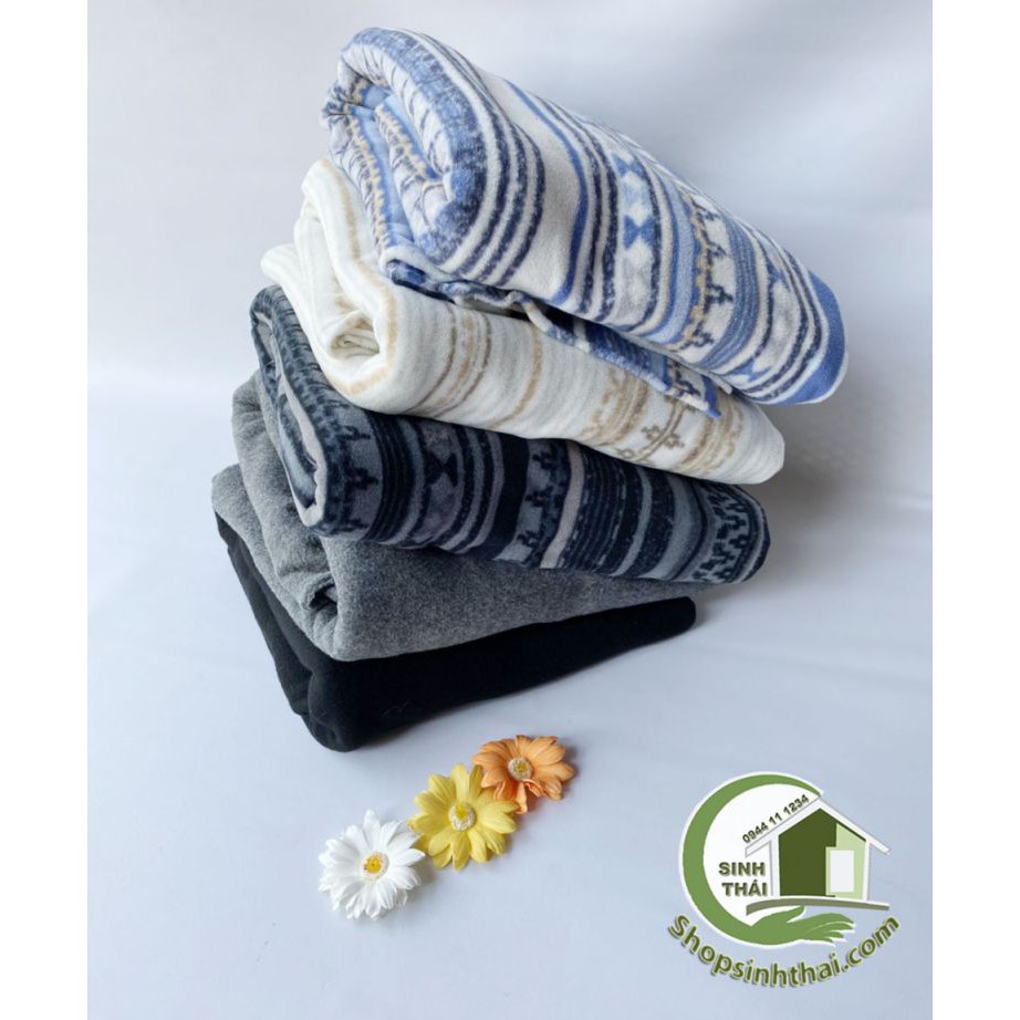 Chăn ngủ văn phòng - chăn mền nỉ mềm mịn nhiều màu  - chọn màu