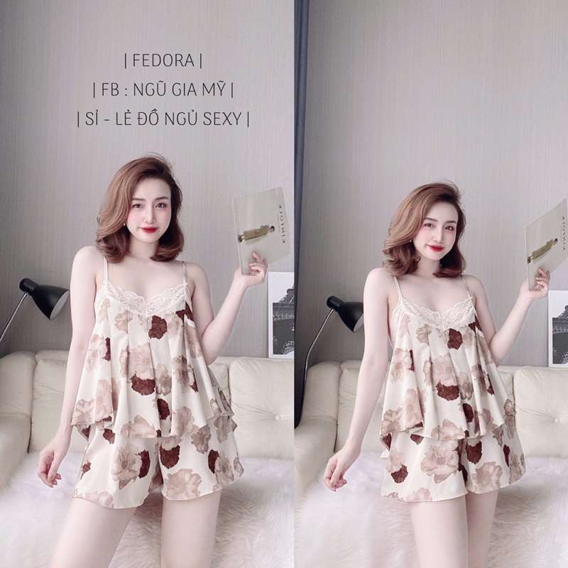 Đồ bộ mặc nhà🎄Freeship🎄Đồ ngủ nữ 2s vải mango cao cấp phối ren ngực freesize 40-65kg | BigBuy360 - bigbuy360.vn