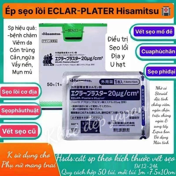 MIẾNG ÉP DÁN ÉP SẸO LỒI HISAMITSU