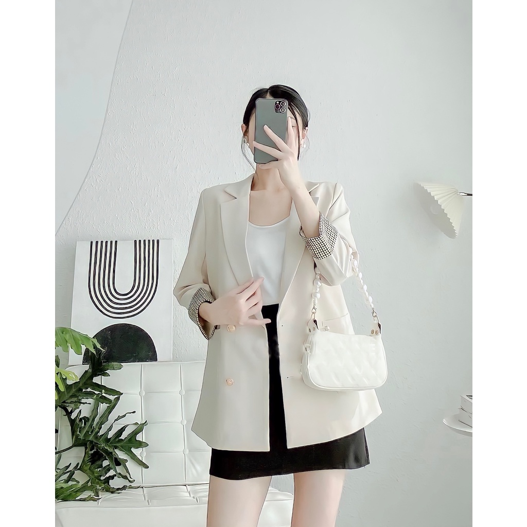 Áo blazer nữ,vest khoác ngoài phong cách Hàn Quốc loại 1  Linstore thiết kế A1