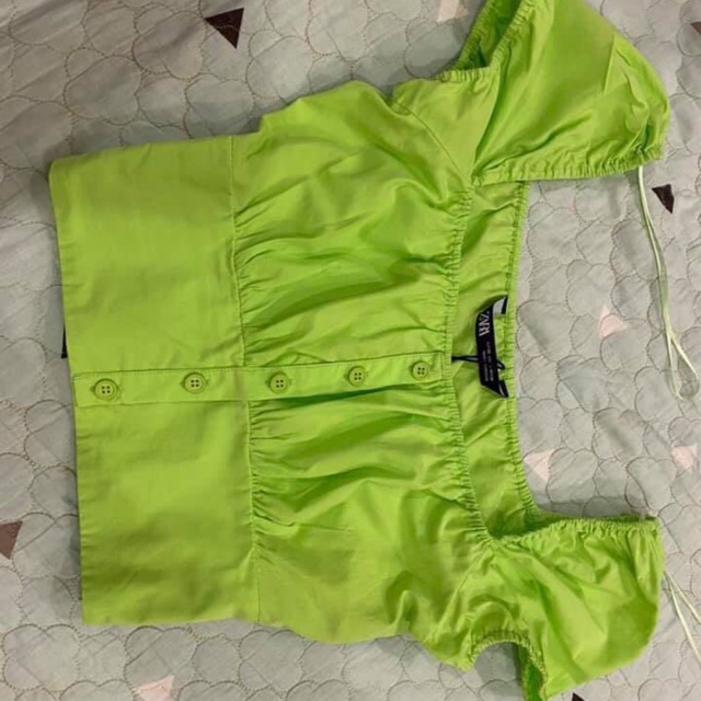 Áo xanh zara