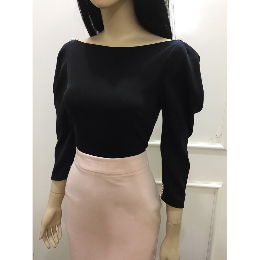 Áo Sơ Mi Đen Nữ 💖10 kiểu💖 Áo nữ màu đen công sở dài tay | BigBuy360 - bigbuy360.vn