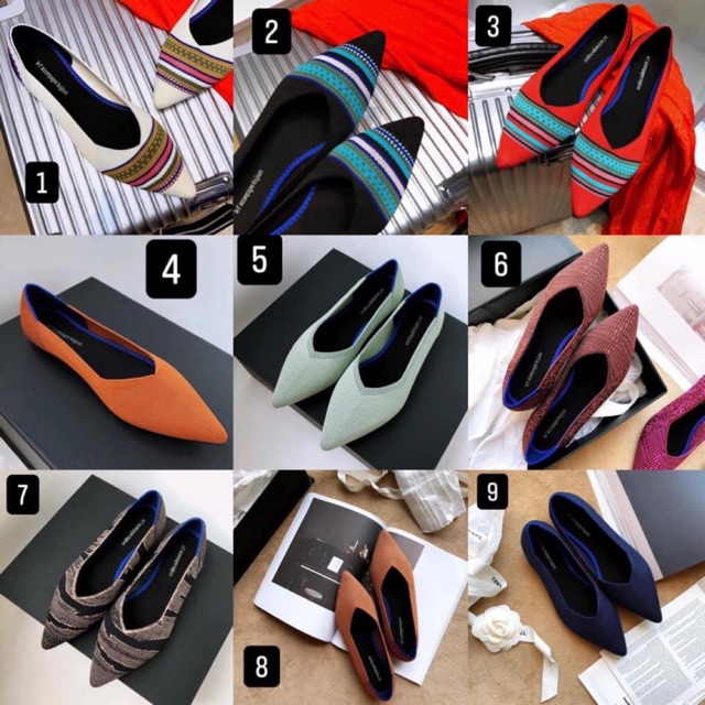 Giầy bệt chun xk