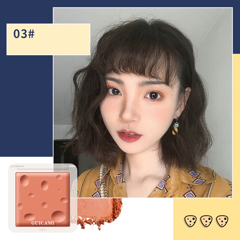 Bảng má hồng GUICAMI Matte nhung không thấm nước Kết cấu lâu trôi Trang điểm má hồng tự nhiên | BigBuy360 - bigbuy360.vn