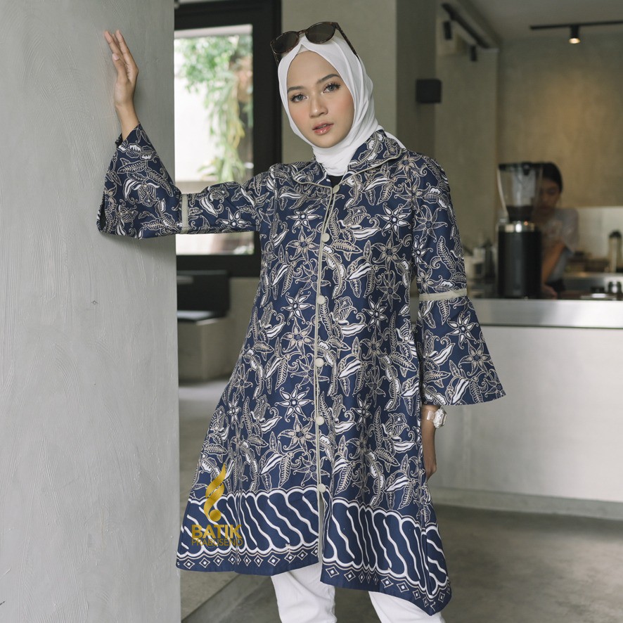 Mũ BATIK PRABUSENO TUNIK Họa Tiết BATIK Cho Nữ