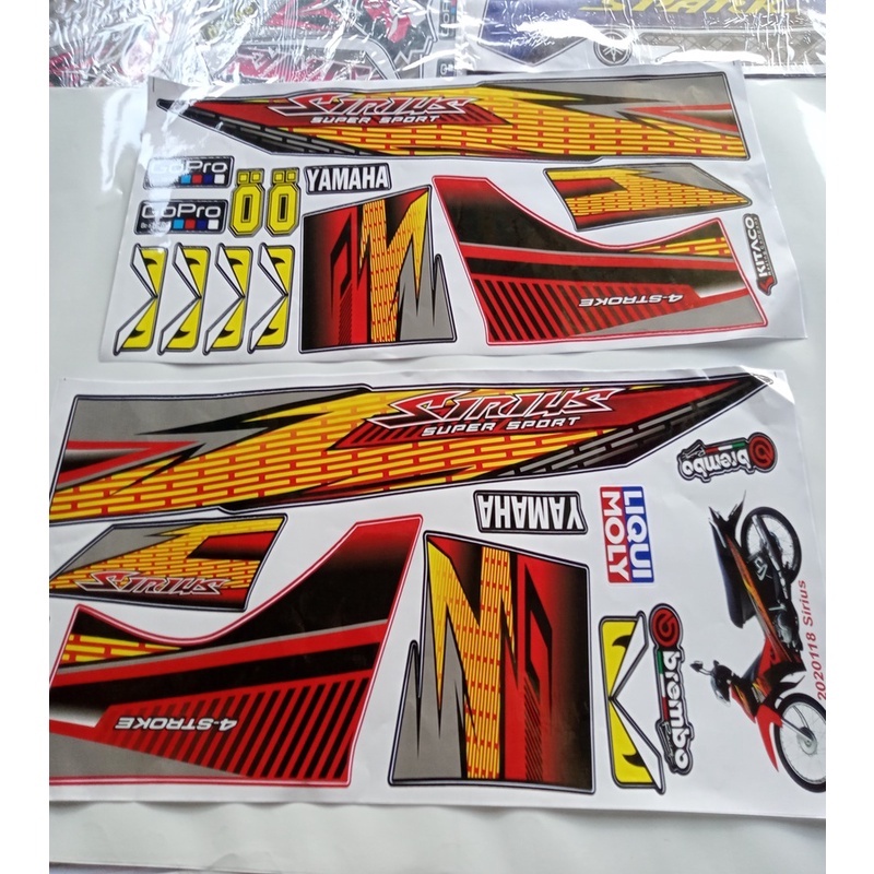 (quá rẻ) trọn bộ tem xe sirius RC