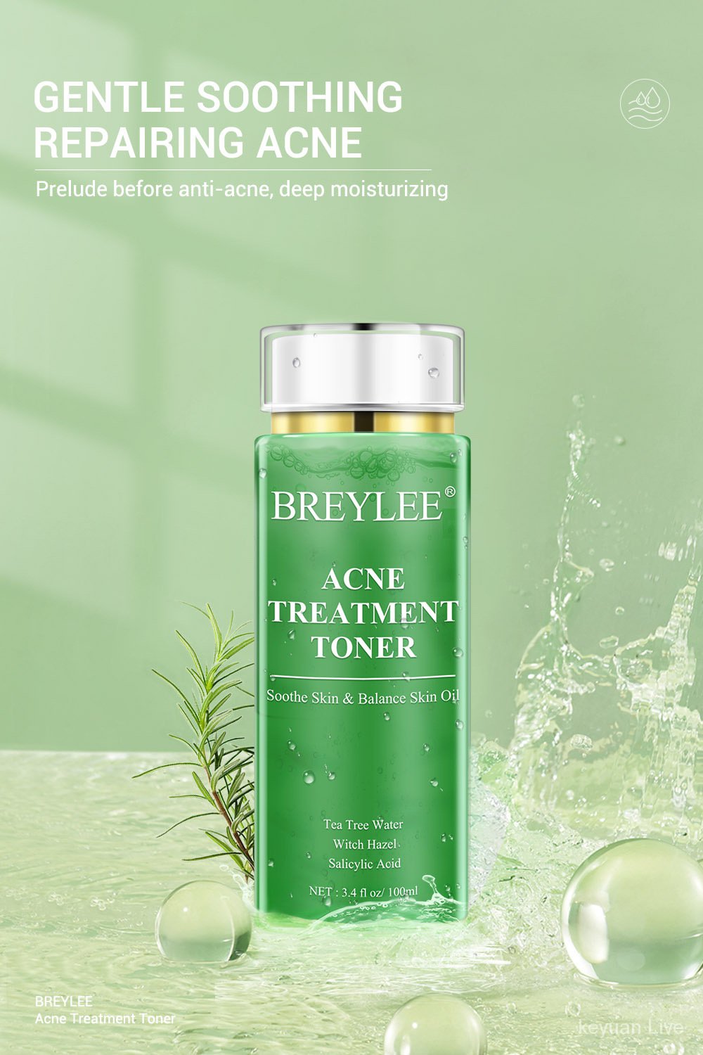 (Hàng Mới Về) Lotion Trị Mụn Breylee 100ml