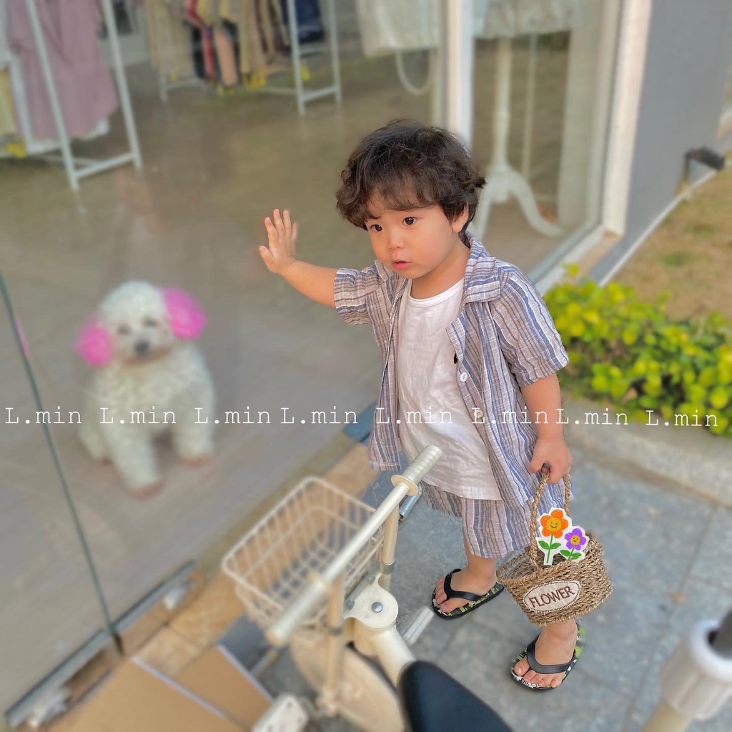 Set sơ mi + quần cho bé không kèm áo bên trong