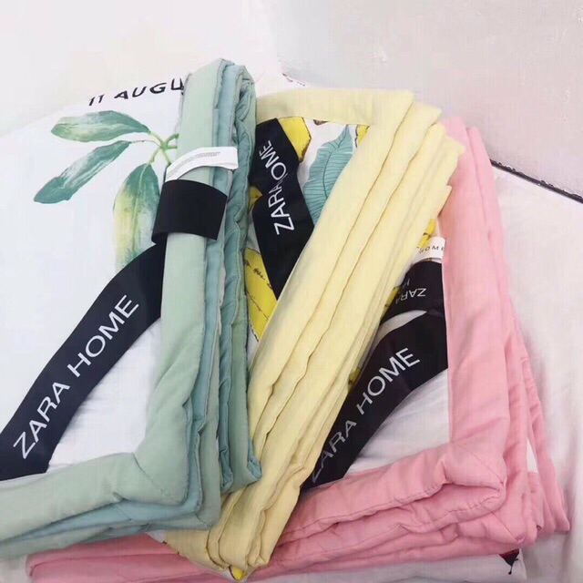 Chăn hè zaza home cao cấp 2 mặt coton cực mát.
