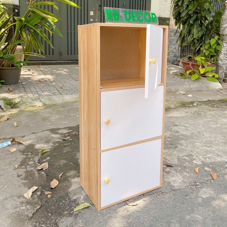 Kệ gỗ đựng đồ kệ sách gỗ tủ để đồ đa năng tủ gỗ chất liệu MDF phong cách hiện đại