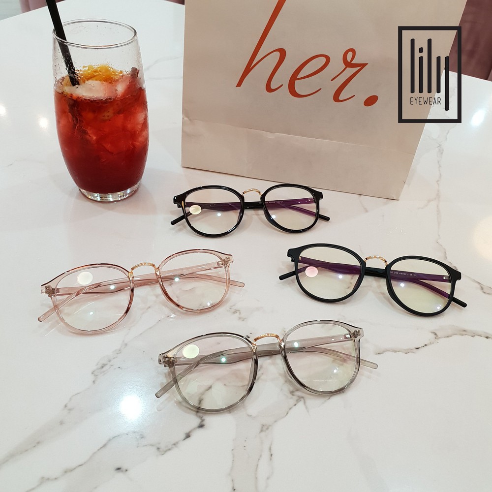 Kính Gọng Dẻo Mắt Tròn - Kính Thời Trang 209