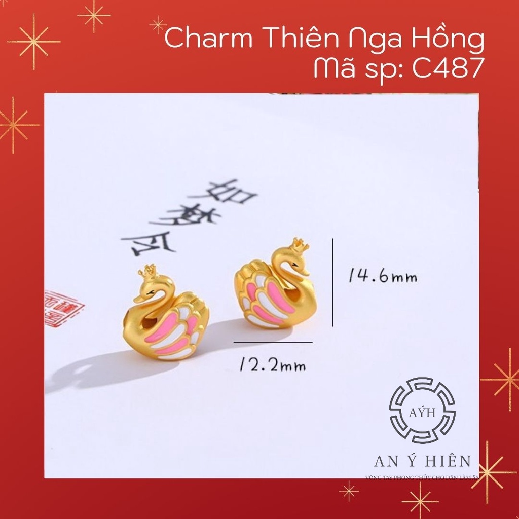 Charm Thiên nga hồng #C487( An Ý Hiên)
