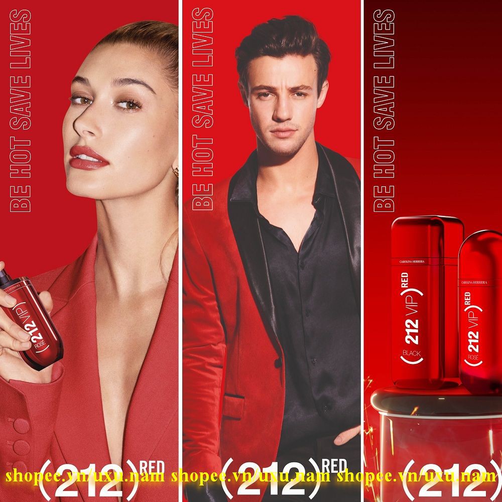 Nước Hoa Nam 100ml Carolina Herrera 212 Vip Black Own The Party Nyc 100% chính hãng