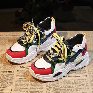 Giày thể thao nữ phối nhiều màu sắc