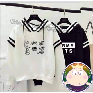 Áo hoodie bts chữ ký cao cấp