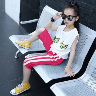 Bộ thun lửng size đại cho bé gái