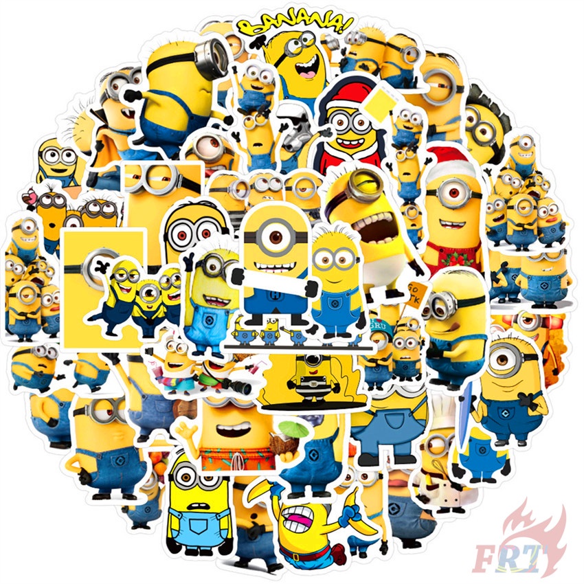 ❉ Minions Series 05 - Despicable Me Stickers ❉ 50Pcs/Set Movie Waterproof Fashion DIY Decals Doodle Stickers