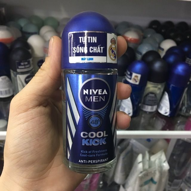 Lăn khử mùi nivea men cool kick 50ml