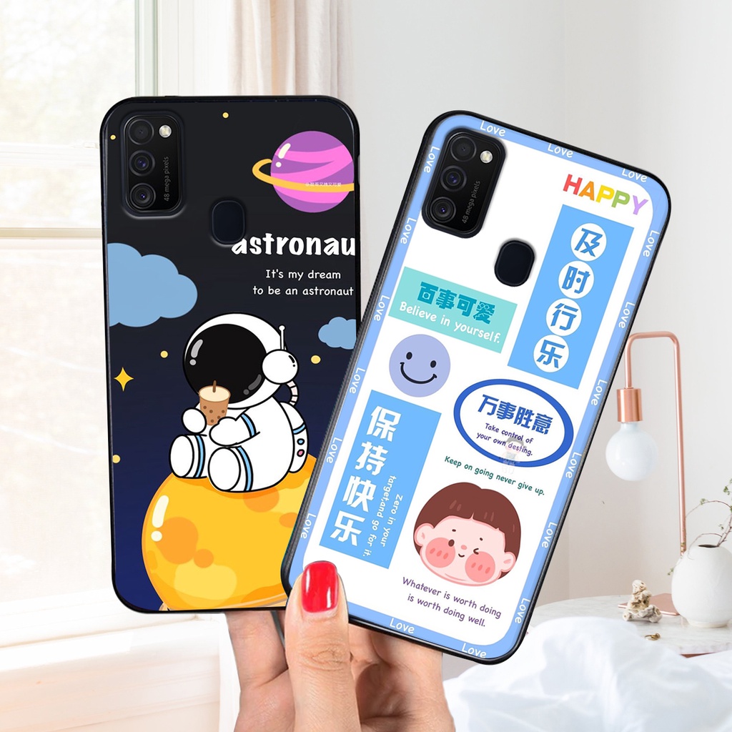 Ốp lưng Samsung M21 / M31 / M30S in hình 3D GẤU cute be@r, soda, happy day cực hot ,thời thượng