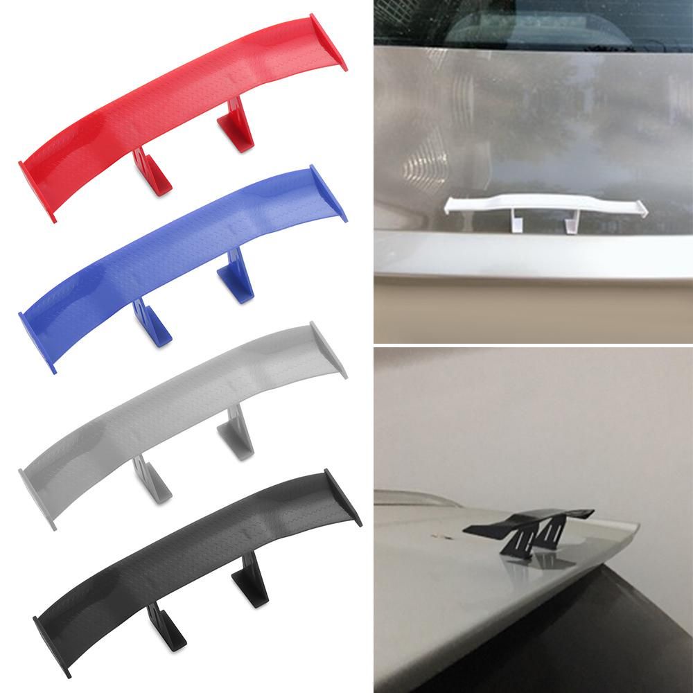 Cánh gió mini bằng ABS màu đen/ trắng/ đỏ/ xanh dương/ xám trang trí đuôi xe hơi