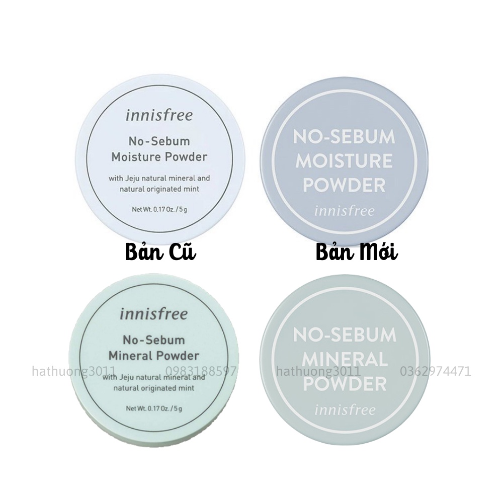 [SẴN + BILL ] Phấn Phủ Bột Innisfree Kiềm Dầu NoSebum Powder